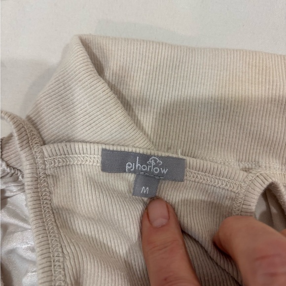 PJ Harlow Cream Pajama Set - Picture 5 of 5